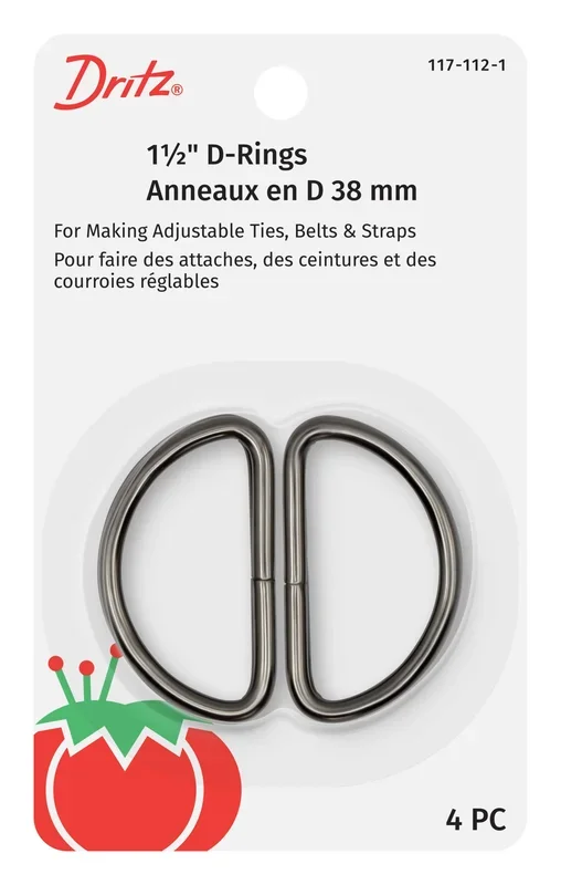 1-1/2″ D-Rings, 4 pc