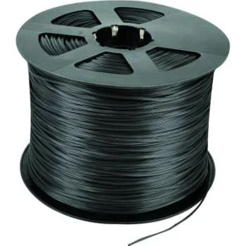 .140 In X 1920 Ft Vinyl Serrated Screen Retainer Spline (Black)