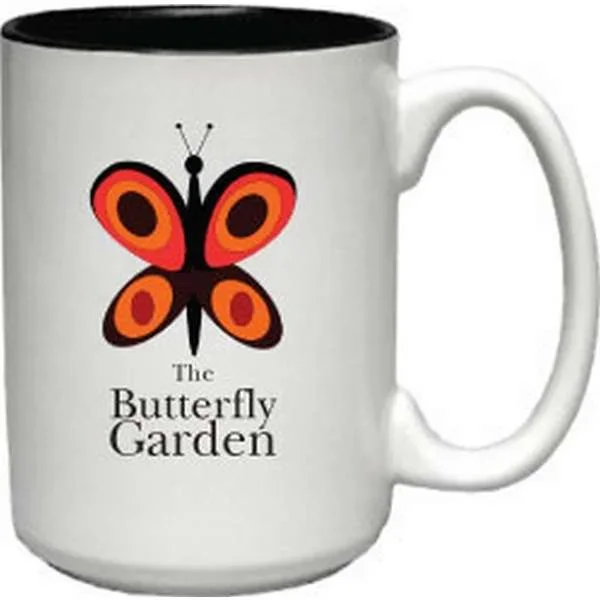 15 oz. Two-Tone El Grande Mug – White Exterior