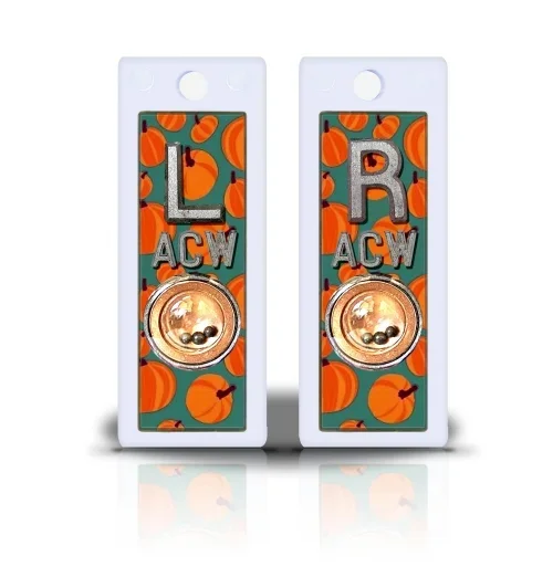 2 1/2″ Height Non Sticky Positioning Xray Markers- Pumkins Graphic Pattern