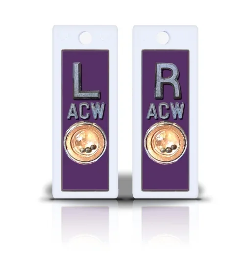 2 1/2″ Height Non Sticky Positioning Xray Markers- Violet Solid Color