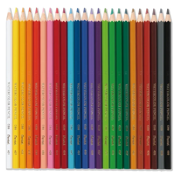 24 Watercolour Pencils Set