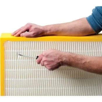 24x24x4 Mini Pleat Air Filter Merv 14 Plasticbox Of 3