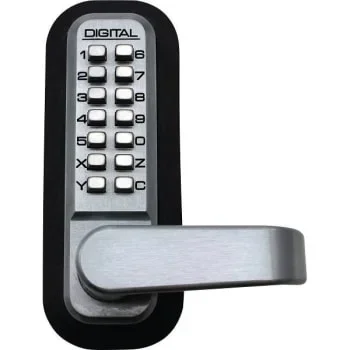 2835 Marine-Grade Keyless Mechanical Storeroom Handle W/ Passage Function (Satin Chrome)