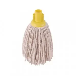 2Work PY Smooth Socket Mop 12oz Yellow (Pack of 10) 2W04302