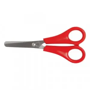 5 Star Office School Scissors 130mm Red