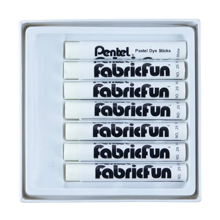 7pcs Fabric Fun White #29