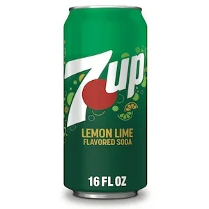 7UP Lemon Lime Soda, 16 fl oz can