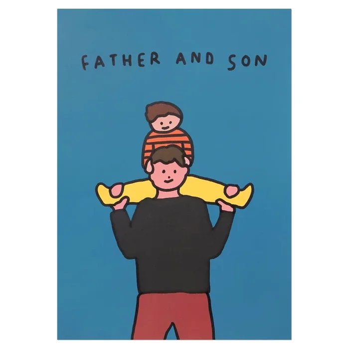 A3 Poster – Piggy Back (Son)