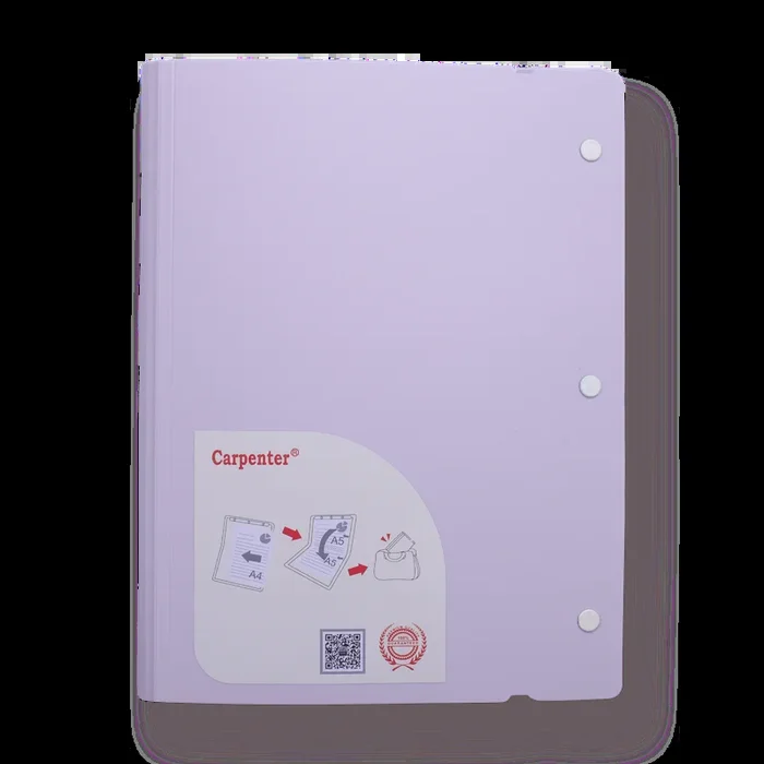 A4 Flexible Filling Folder – Lilac Purple