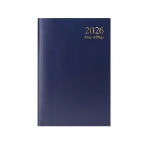 A5 2026 Day a Page Diary – Sat / Sun Split – Blue (1)