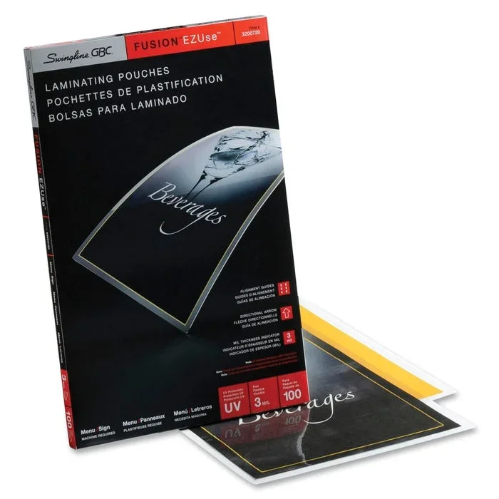 ACCO GBC HeatSeal Premium Laminating Pouch, 11-1/2 x 17-1/2 Inches, 3 mil Thick