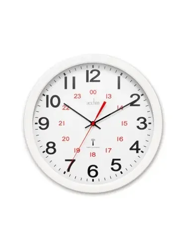 Acctim Controller Wall Clock Radio Controlled 300mm White 74172