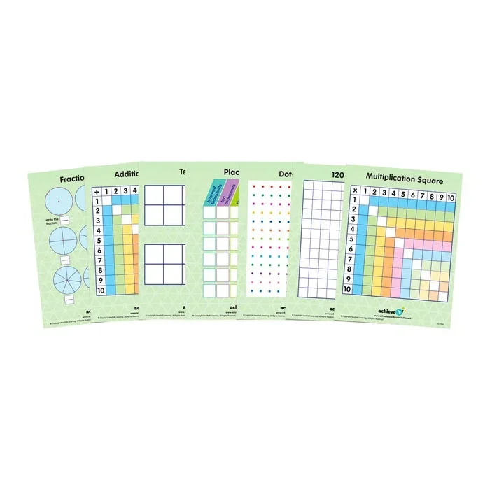 Achieve It! Math Graphic Organizer Set