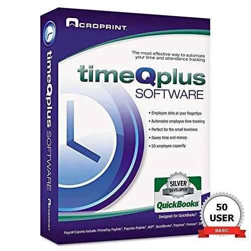 Acroprint TimeQPlus Network Software – 50 Users