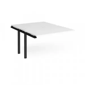 Adapt add on unit single 1200mm x 1600mm – black frame, white top