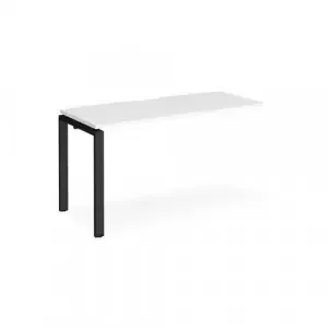 Adapt add on unit single 1400mm x 600mm – black frame, white top