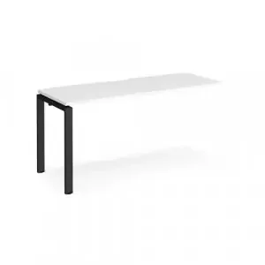 Adapt add on unit single 1600mm x 600mm – black frame, white top