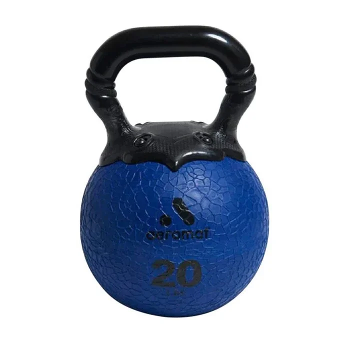 Aeromat Elite 20 lb Kettlebell, Blue