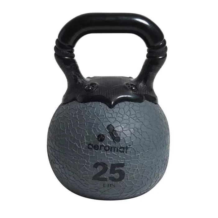 Aeromat Elite 25 lb Kettlebell, Gray