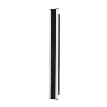 Afx Rhea 48″ LED Outdoor Sconce, Adjustable Cct, Black