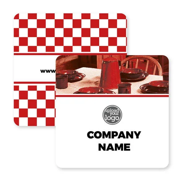 Americana Enamelware Coaster 3-1/2″ Round Corner Square