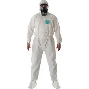 Ansell AlphaTec 2000 Standard Model 122 White Chemical Coverall XL
