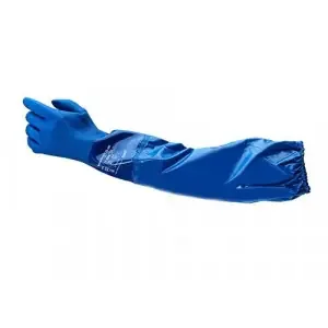 Ansell ALPHATEC 23-201 PVC SLEEVE GLOVE SIZE 07 SMALL PK6