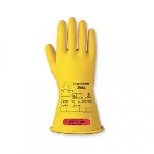 Ansell Electrical Insulating Gloves Class 0 Yellow M ANRIG011YM