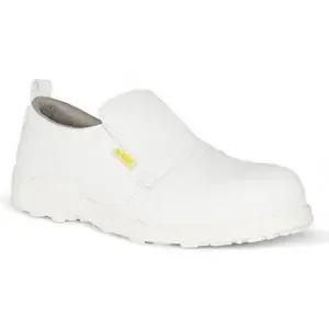 Anvil Traction Ontario White Slip-On S2 Safety Shoes 10 44
