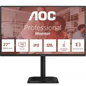AOC E4U 27 Inch 1920 x 1080 Pixels Full HD IPS Panel HDMI DisplayPort Adaptive Sync Monitor