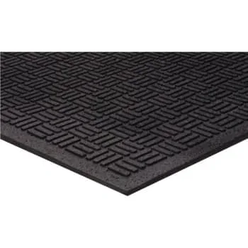 Apache Mills 4 X 6′ Indoor/Outdoor Floor Mat Black Apache Mission