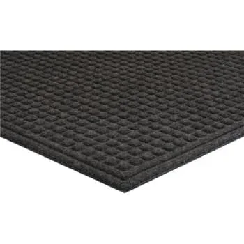 Apache Mills Ecomat Square Design Floor Mat, Pepper, 3′ X 2′