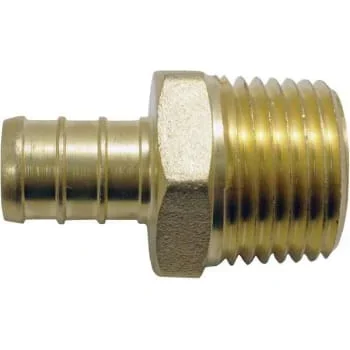 Apollo 1/2 In. Brass PEX-B Barb X 1/2 In. Male Pipe Thread Adapter