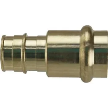Apollo PEX-A Barb Press Adapter, 3/4″ X 3/4″, Brass