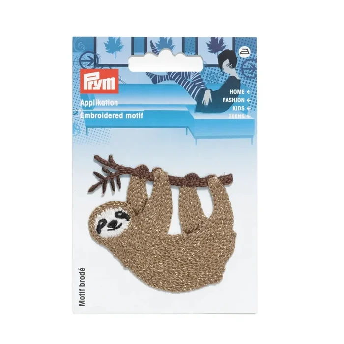 Applique, Sloth, 1 pc