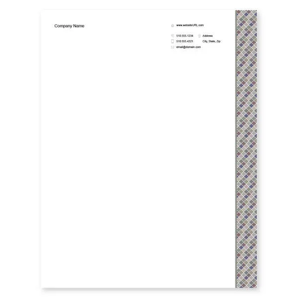 Arabesque Tile Letterhead 8-1/2×11