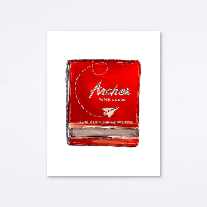 Archer Paper Art Print