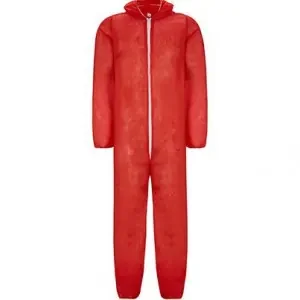 Arco Essentials Red Lightweight Disposable Overalls M