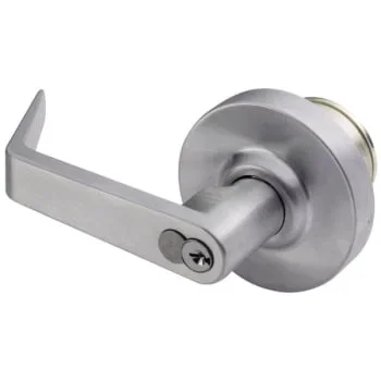 Arrow Lock Night Latch Lever Trim (Satin Chrome)