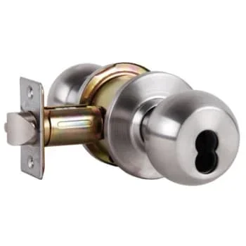 Arrow™ Rk Series Storeroom Function Cylindrical Lockset, Stainless Steel