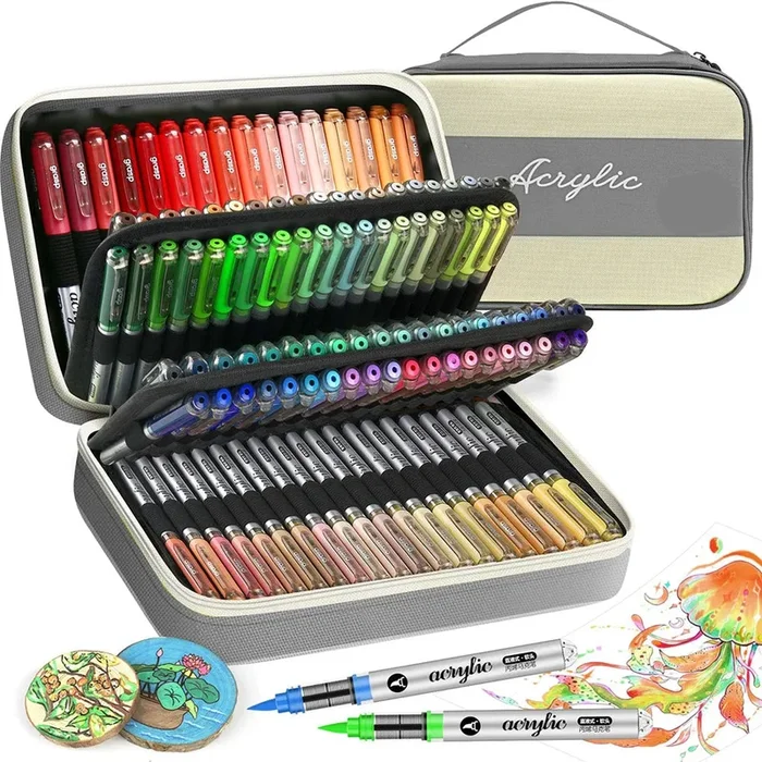 ArtFlow – Brush Tip Acrylic Paint Marker Set