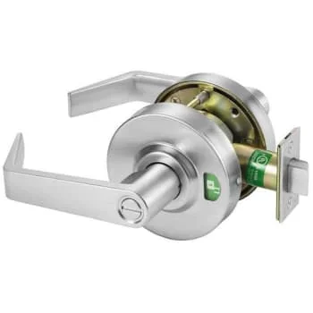 Assa Abloy Cylindrical Lock With Indicator Status, Satin Chrome
