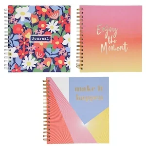 Assorted Jot Lined Notebooks, 8.5×9 in.