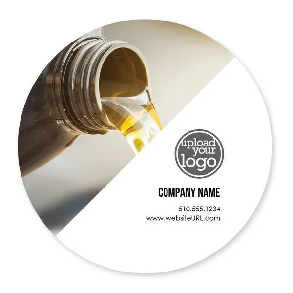 Auto Repair Sticker 4×4 Circle