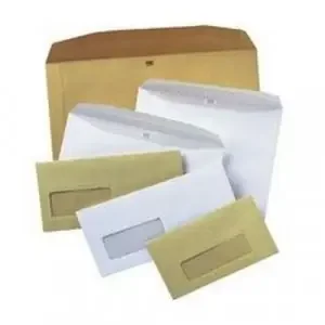 Autofil Envelope White Wove 90gm C5 162x229mm Gummed Flapped Boxed 500