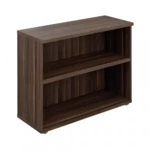 Avior Executive Bookcase 1005x404x800mm Dark Walnut KF90614