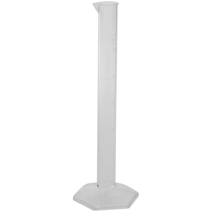 Azlon Polymethylpentene (PMP) Graduated Cylinder, 10 x 0.2 mL
