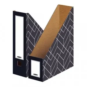 Bankers Box Decor Magazine File – Urban Midnight Blue Pack of 5