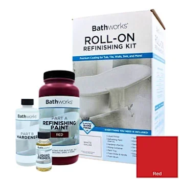 Bathworks Bathtub And Wall Refinishing Kit – Red